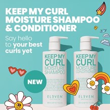 Enter Your Curl Era with ELEVEN Australia’s New Keep My Curl Moisture Shampoo & Conditioner