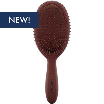 Framar Dark Academia Detangle Brush - Maroon