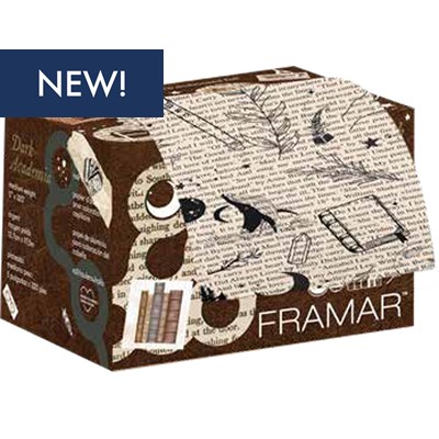 Framar Dark Academia Embossed Roll 320 ft.