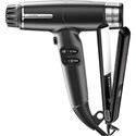 gama.professional Purchase iQ Lite Black Hairdryer, Get Straightener FREE! 2 pc.