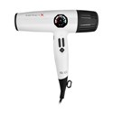 StyleCraft Instinct-X Professional Hair Dryer Brushless Motor with Digital Display, 2 Nozzles and 1 Diffuser White